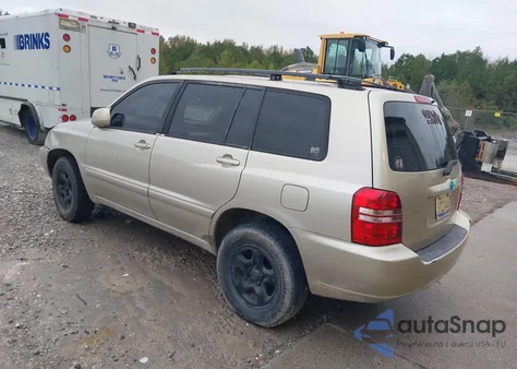 2002 Toyota Highlander из США, поврежденный, VIN JTEGD21A120023999